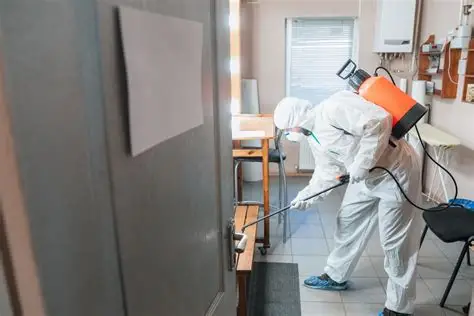 Técnico brindando servicio